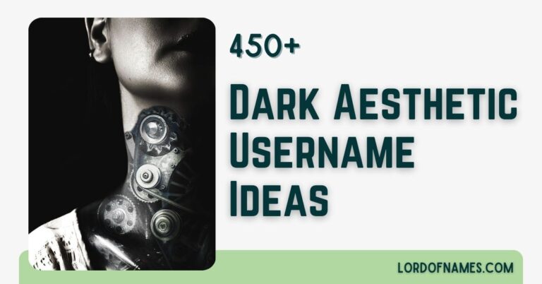451 Dark Aesthetic Usernames For A Dark Soul - Lord Of Names