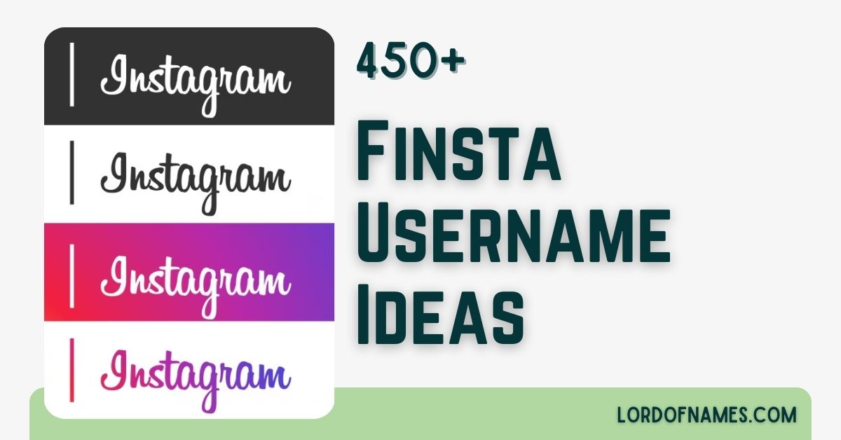 Finsta Usernames