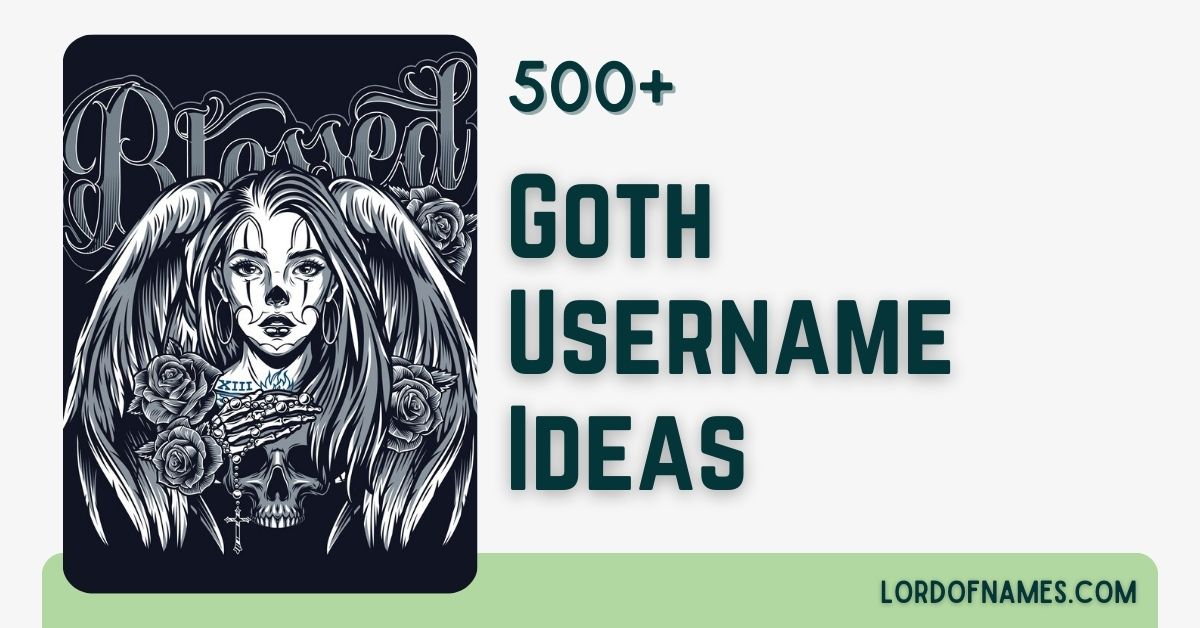 Goth Usernames