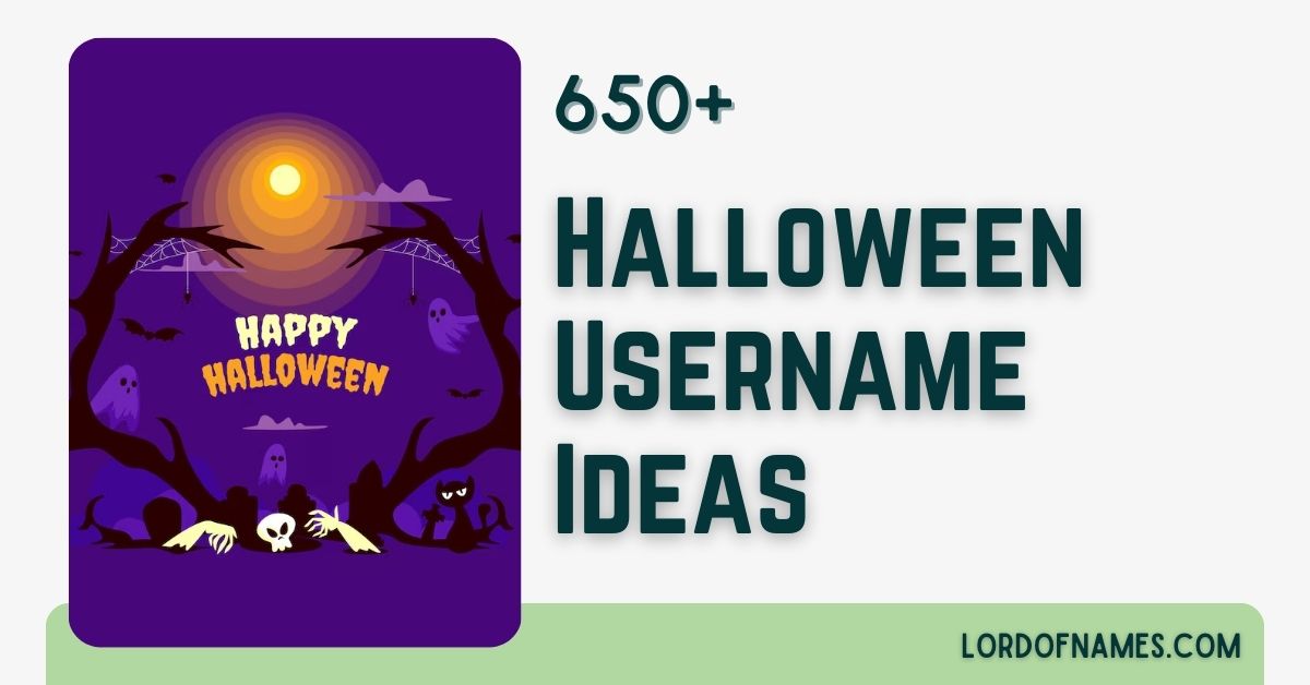 Halloween Usernames