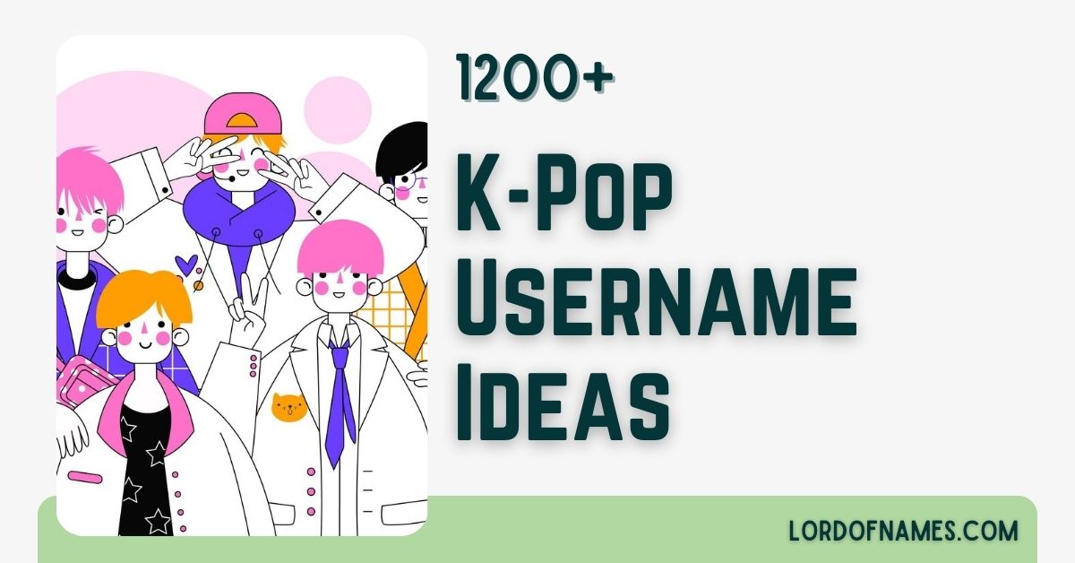 K-Pop Usernames