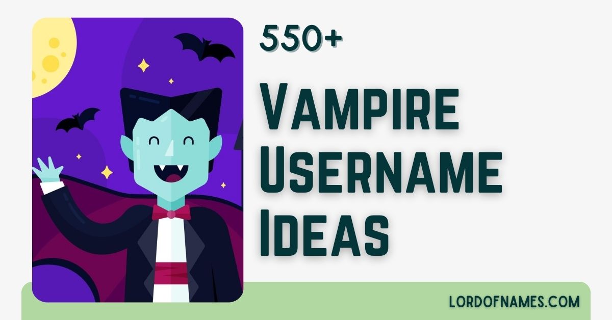 Vampire Usernames