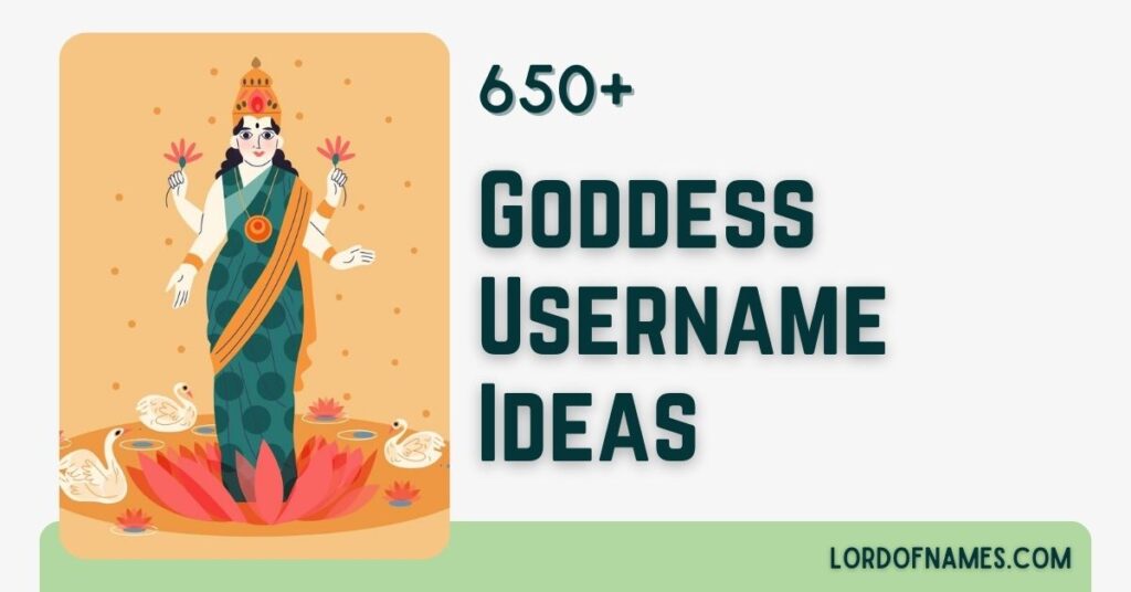 Goddess Usernames