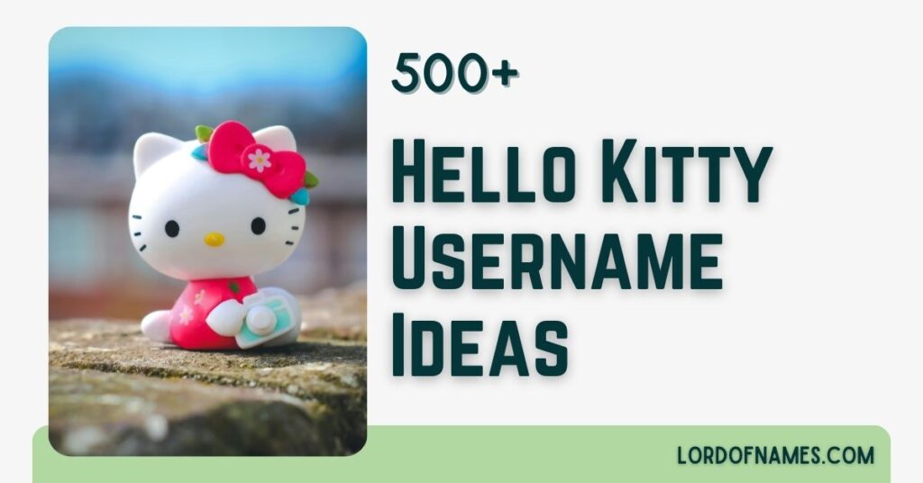509 Purr-fectly Unique Hello Kitty Usernames For Fans Hello Kitty Usernames