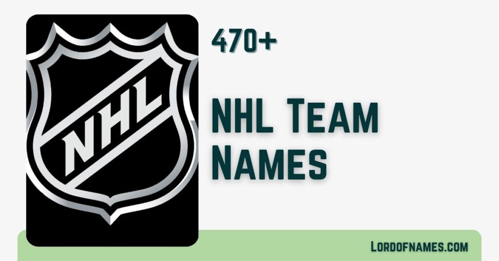 NHL Team Names
