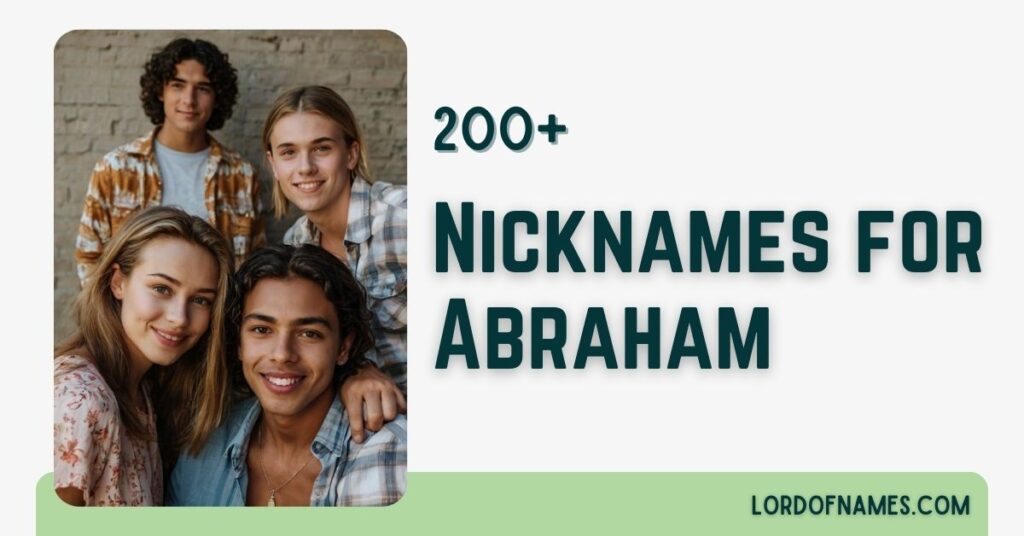 Nicknames for Abraham