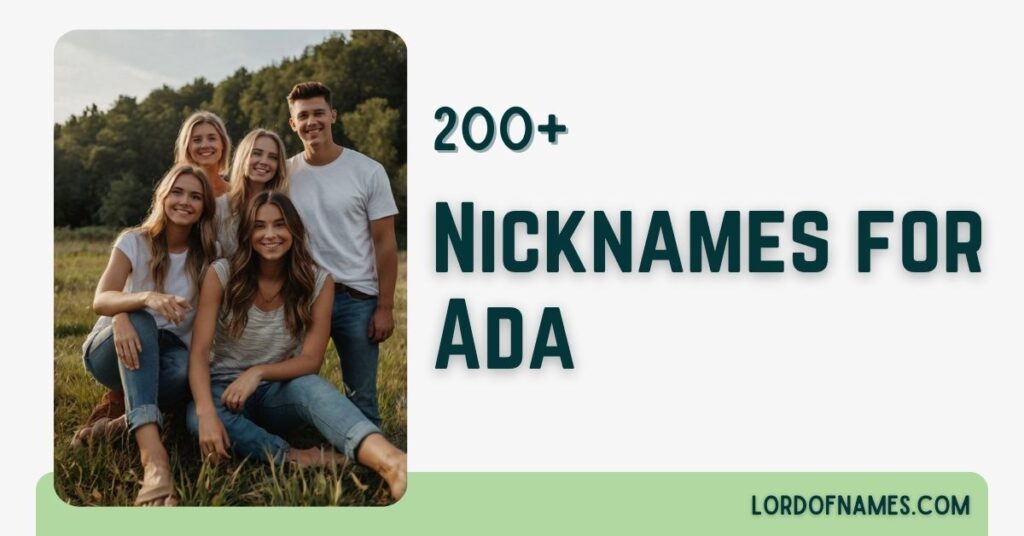 Nicknames for Ada