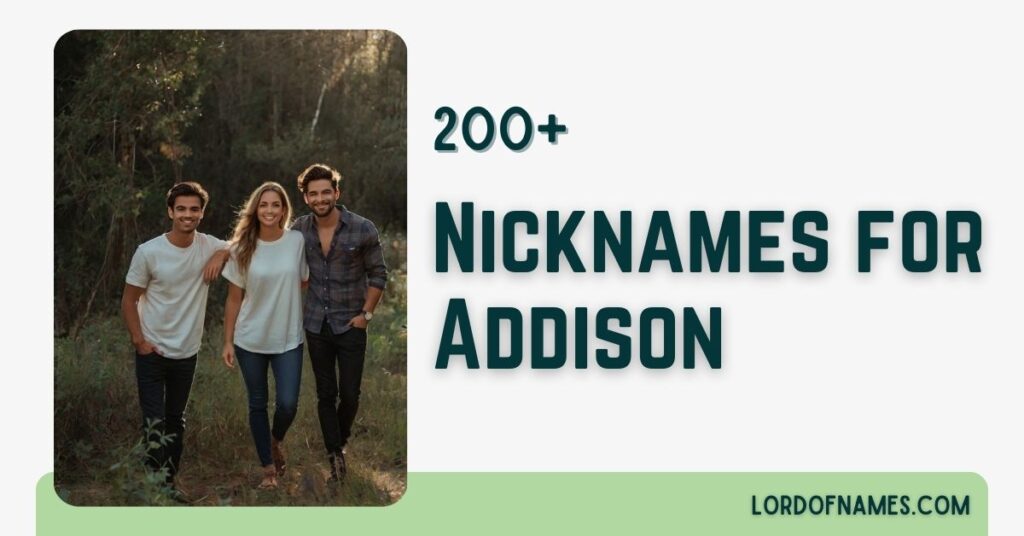 Nicknames for Addison
