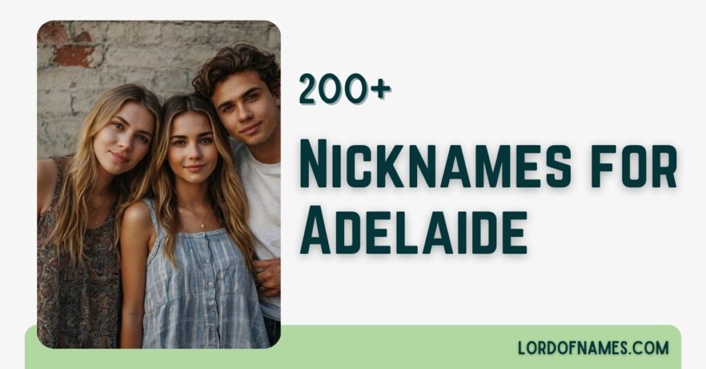 Nicknames for Adelaide
