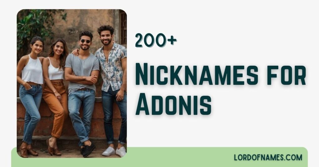 Nicknames for Adonis