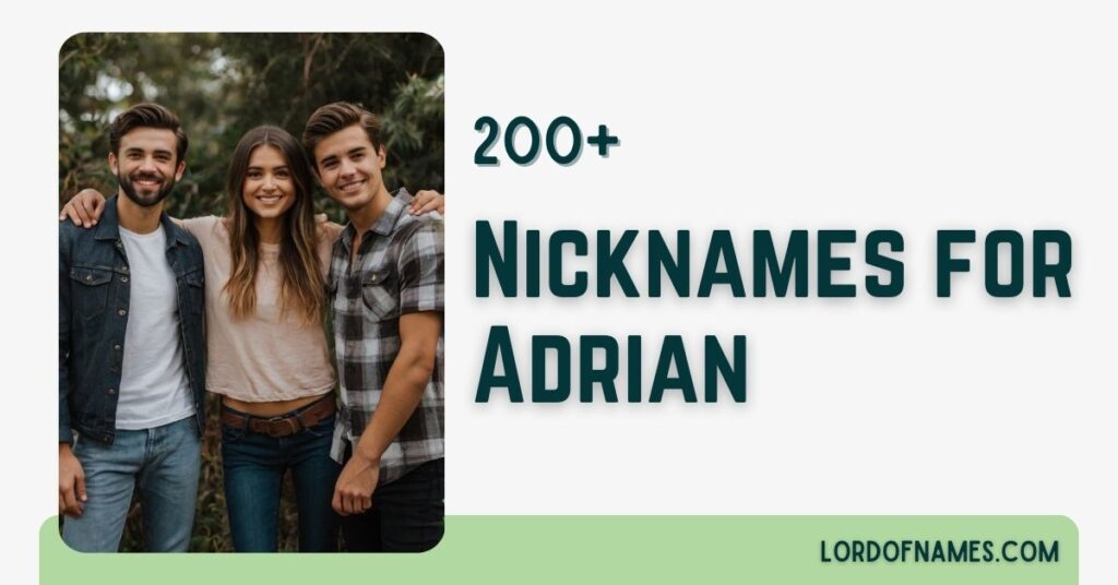 Nicknames for Adrian