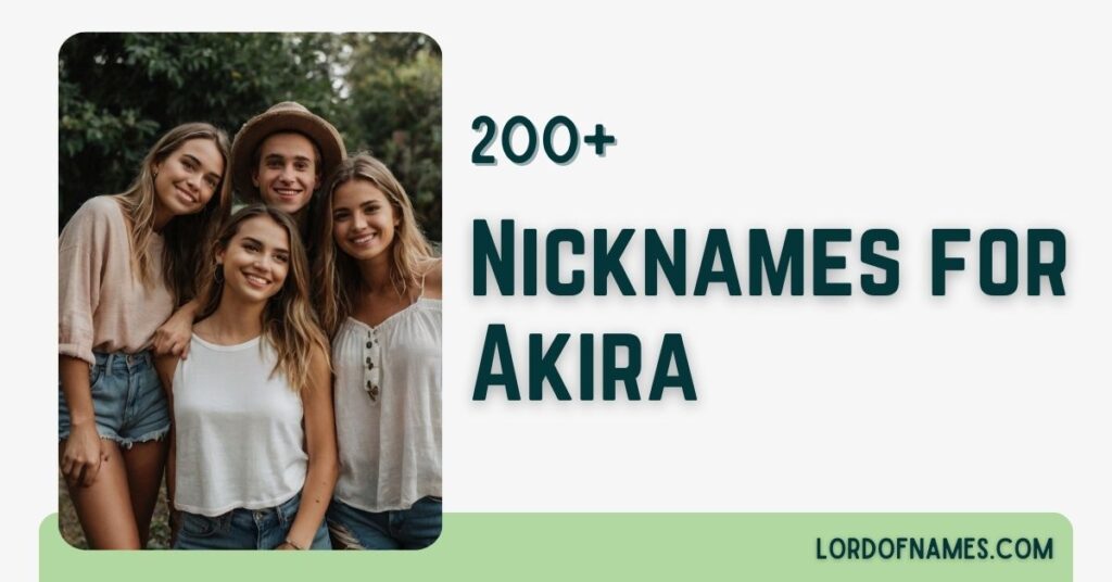 Nicknames for Akira