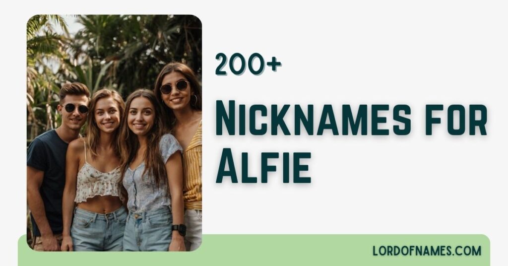 Nicknames for Alfie