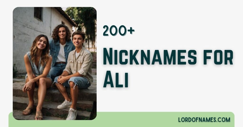 Nicknames for Ali