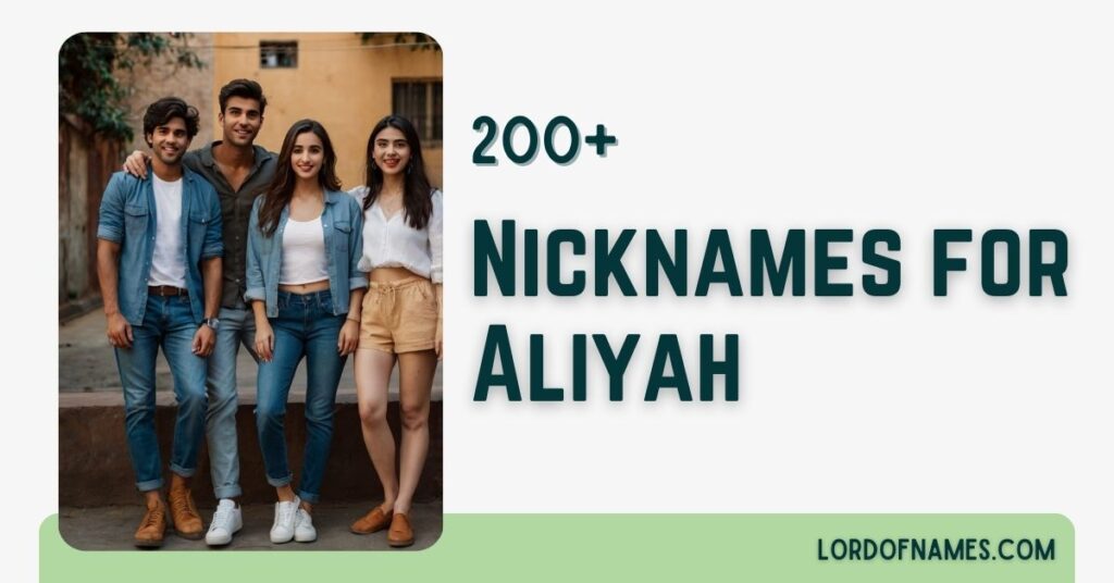 Nicknames for Aliyah