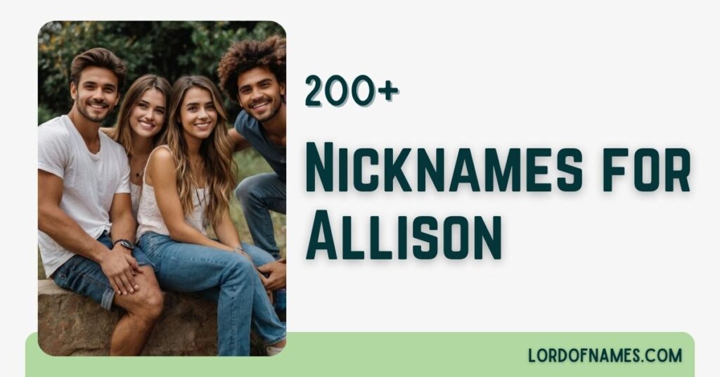 Nicknames for Allison