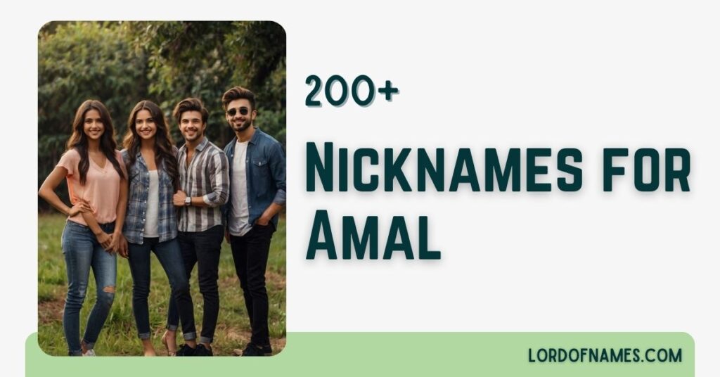 Nicknames for Amal