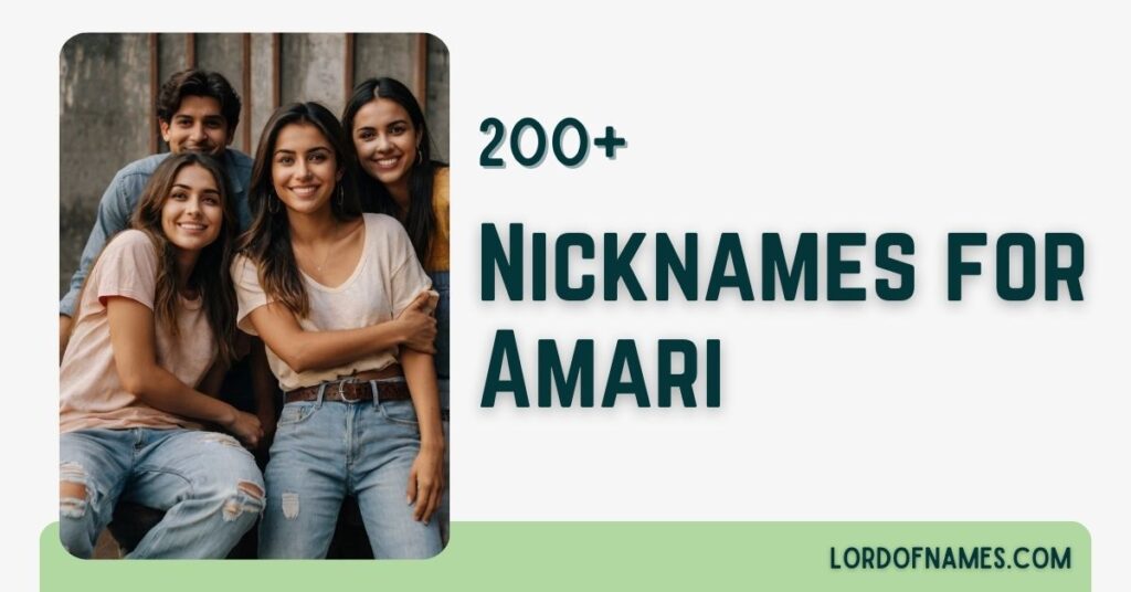 Nicknames for Amari