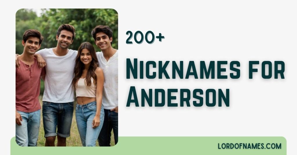 Nicknames for Anderson
