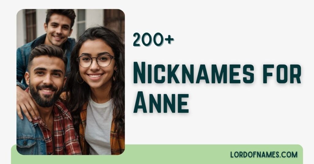 Nicknames for Anne