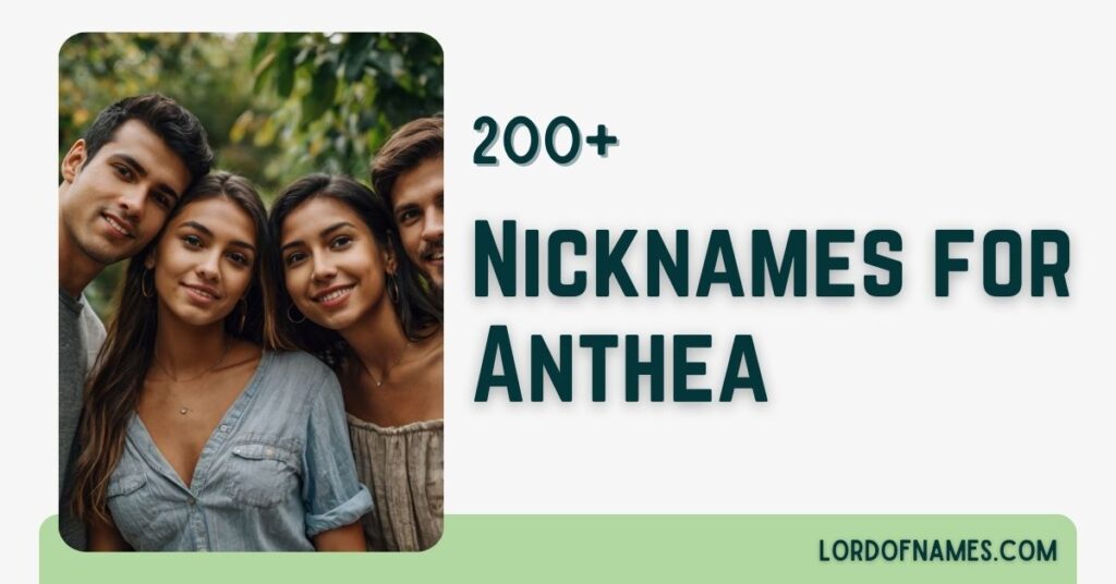 Nicknames for Anthea