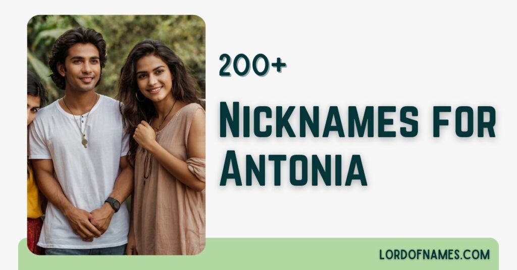 Nicknames for Antonia