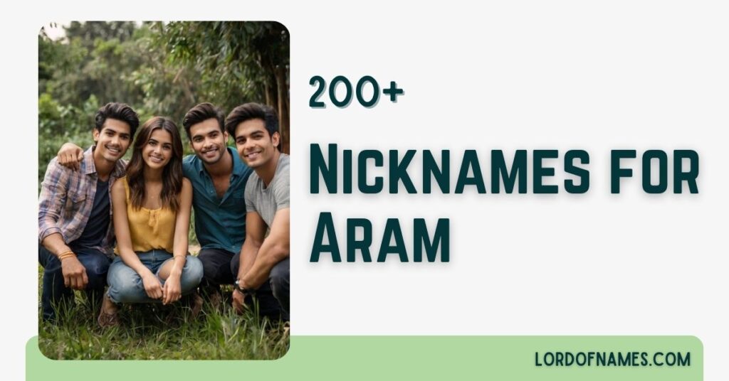 Nicknames for Aram