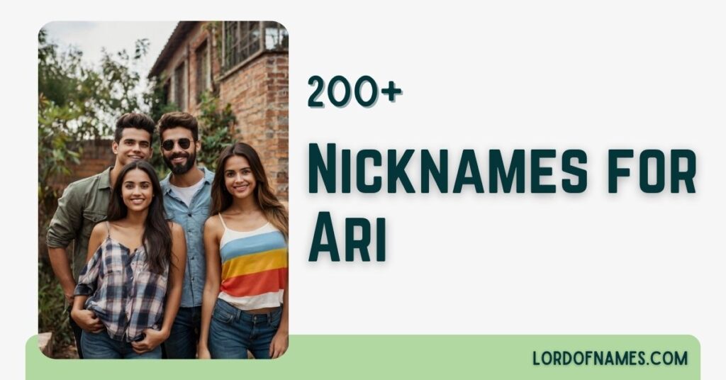 Nicknames for Ari