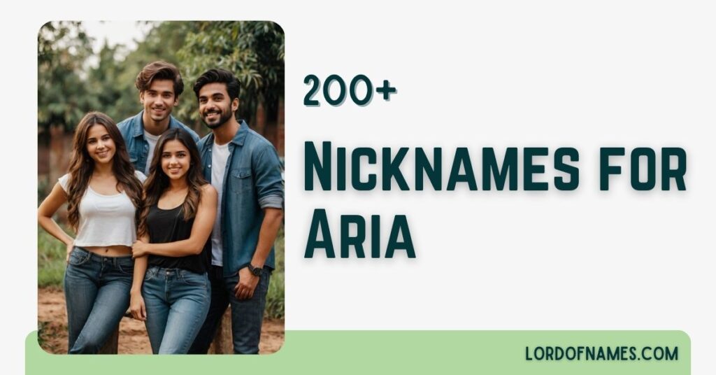 Nicknames for Aria