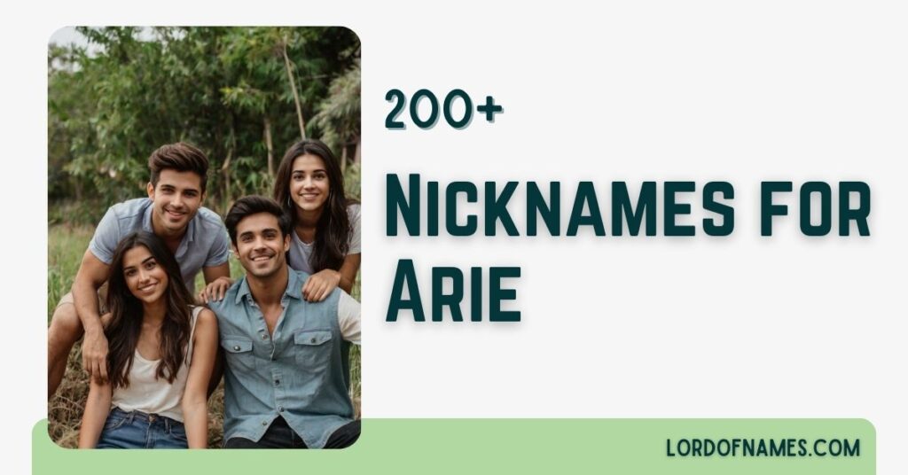 Nicknames for Arie