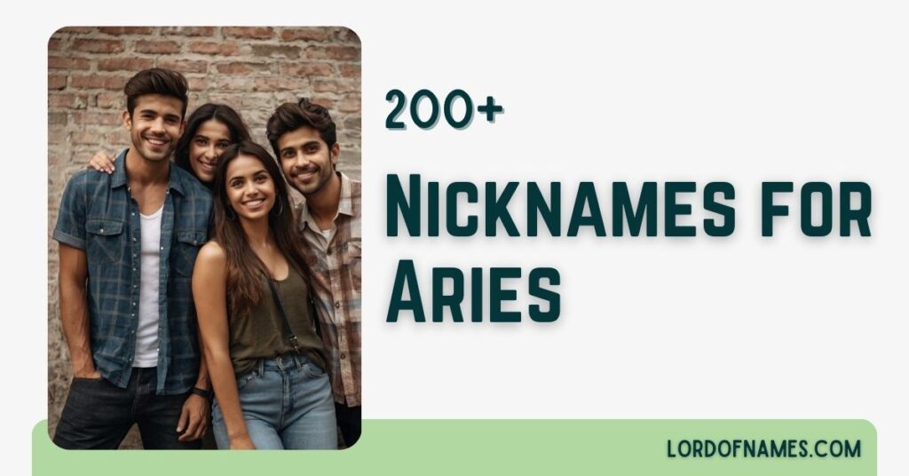 Nicknames for Aries