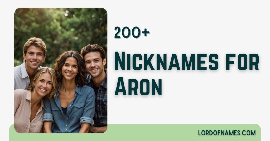 Nicknames for Aron