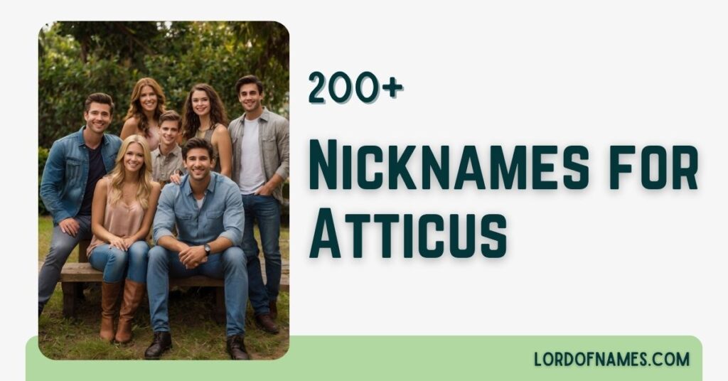 Nicknames for Atticus