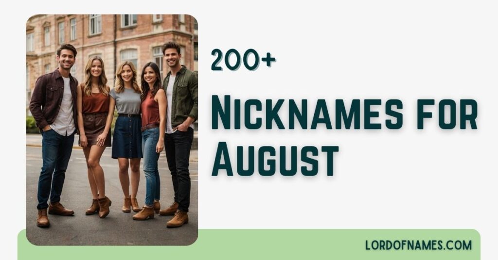 Nicknames for August