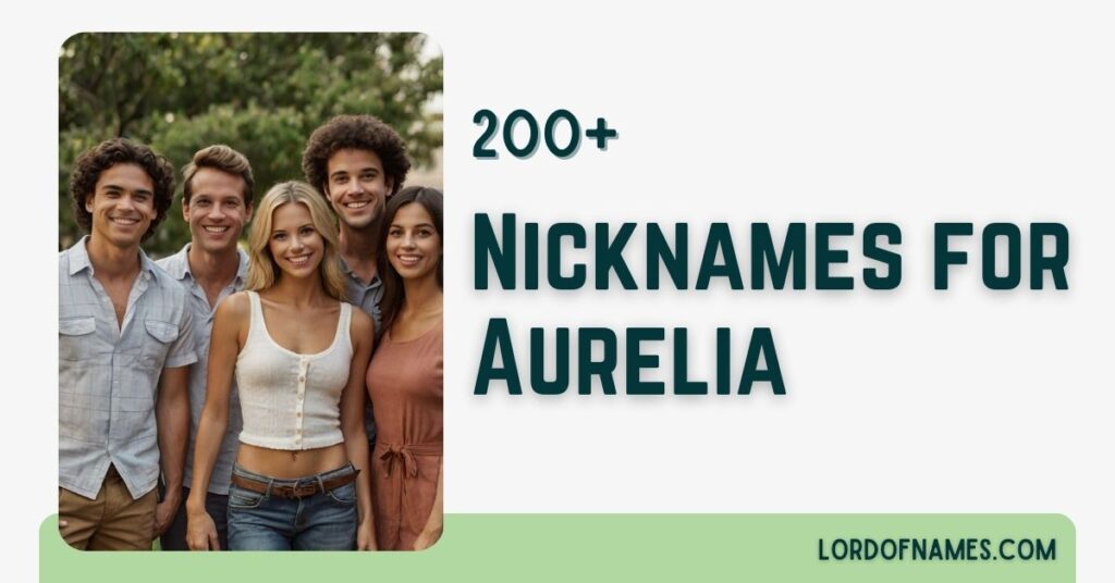 Nicknames for Aurelia