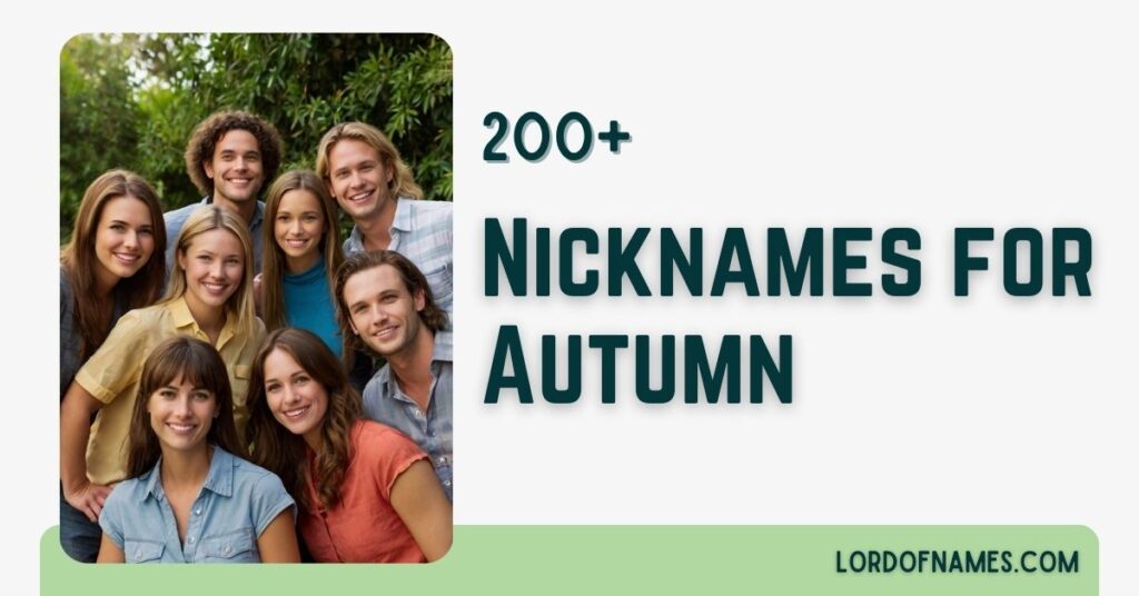 Nicknames for Autumn