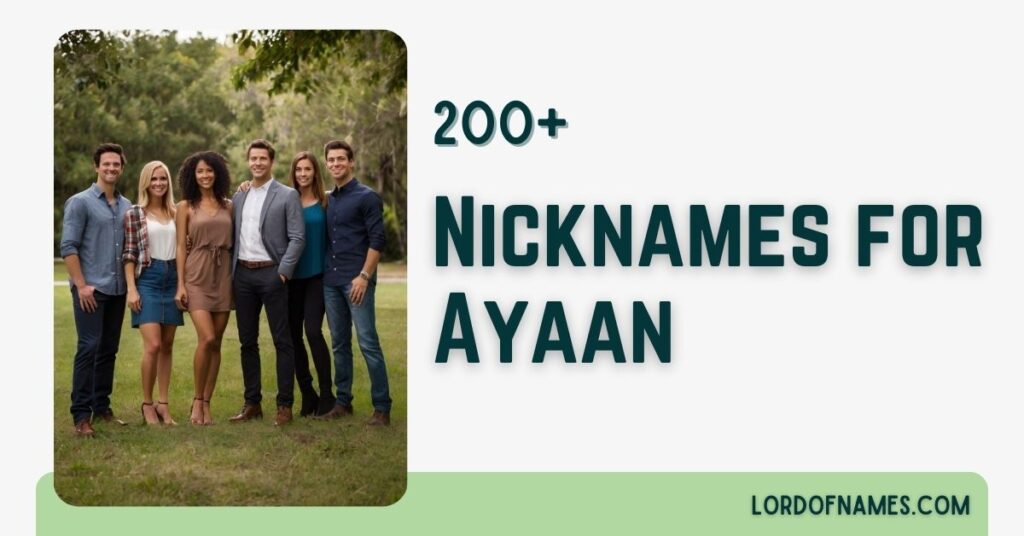 Nicknames for Ayaan