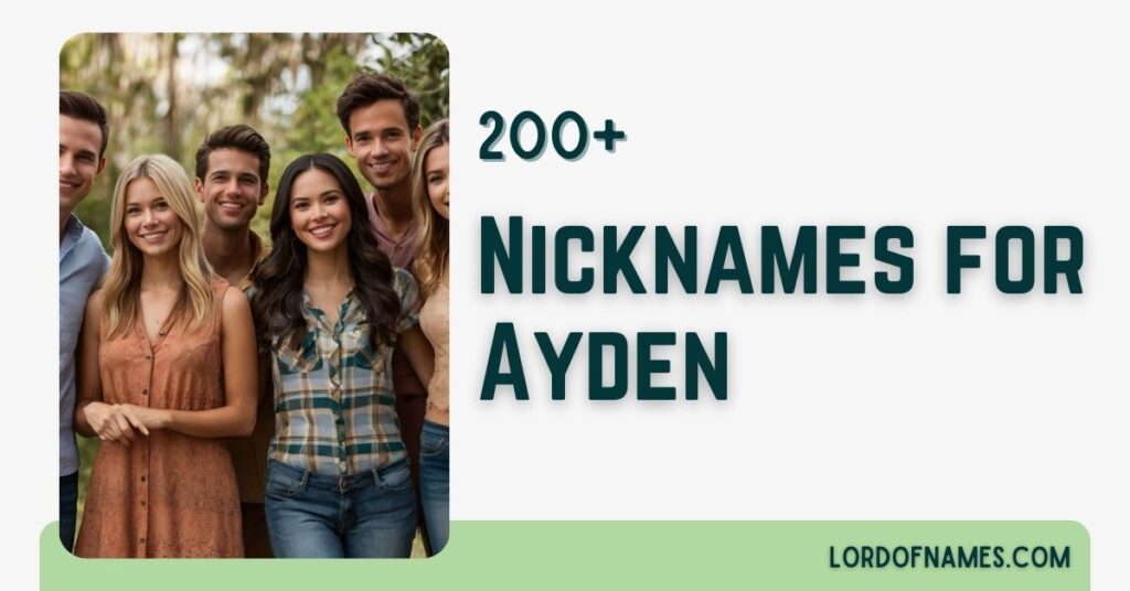 Nicknames for Ayden