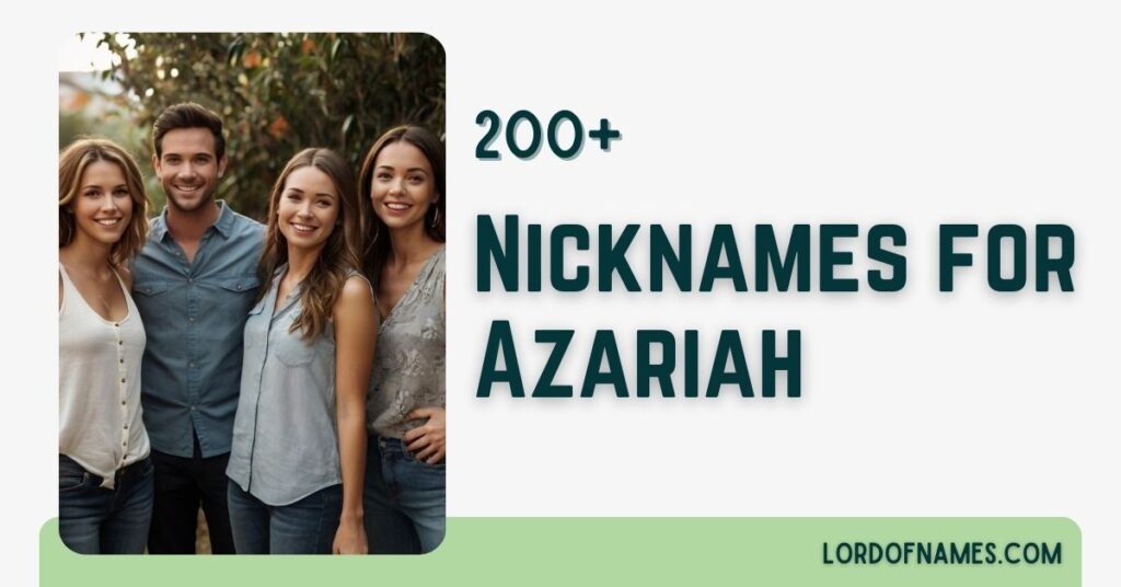 Nicknames for Azariah