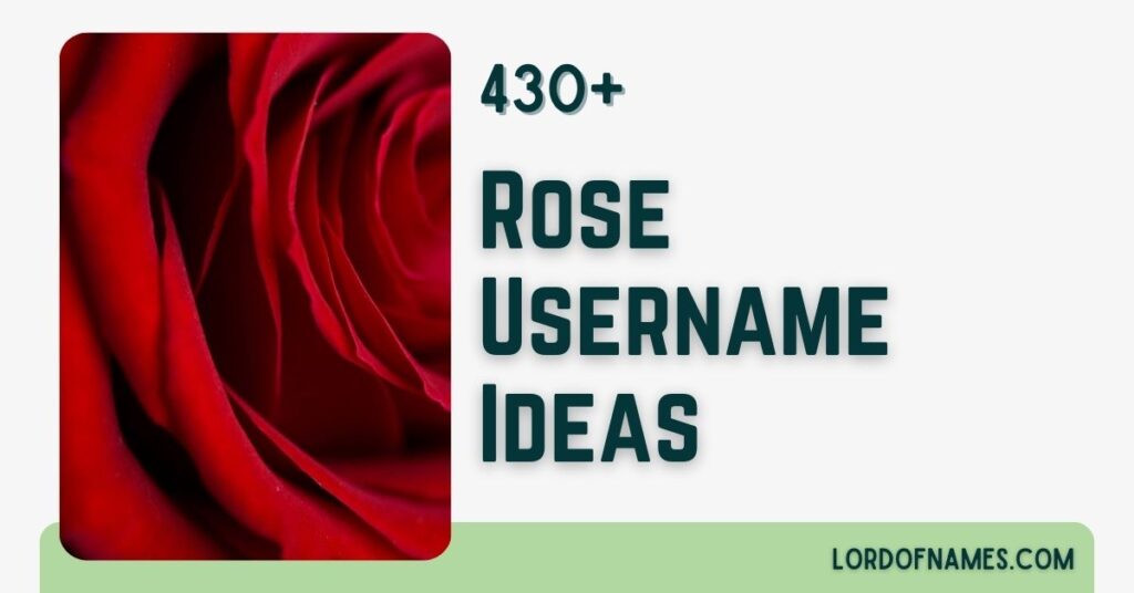 Rose Usernames