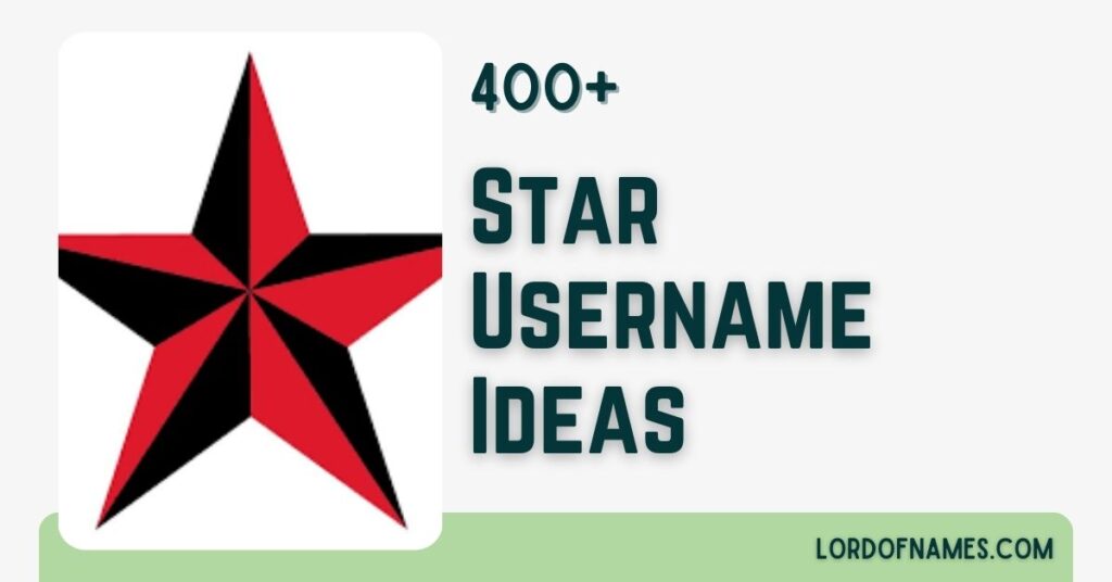 406 Creative And Unique Star Usernames For Your Galactic Identities Star Usernames