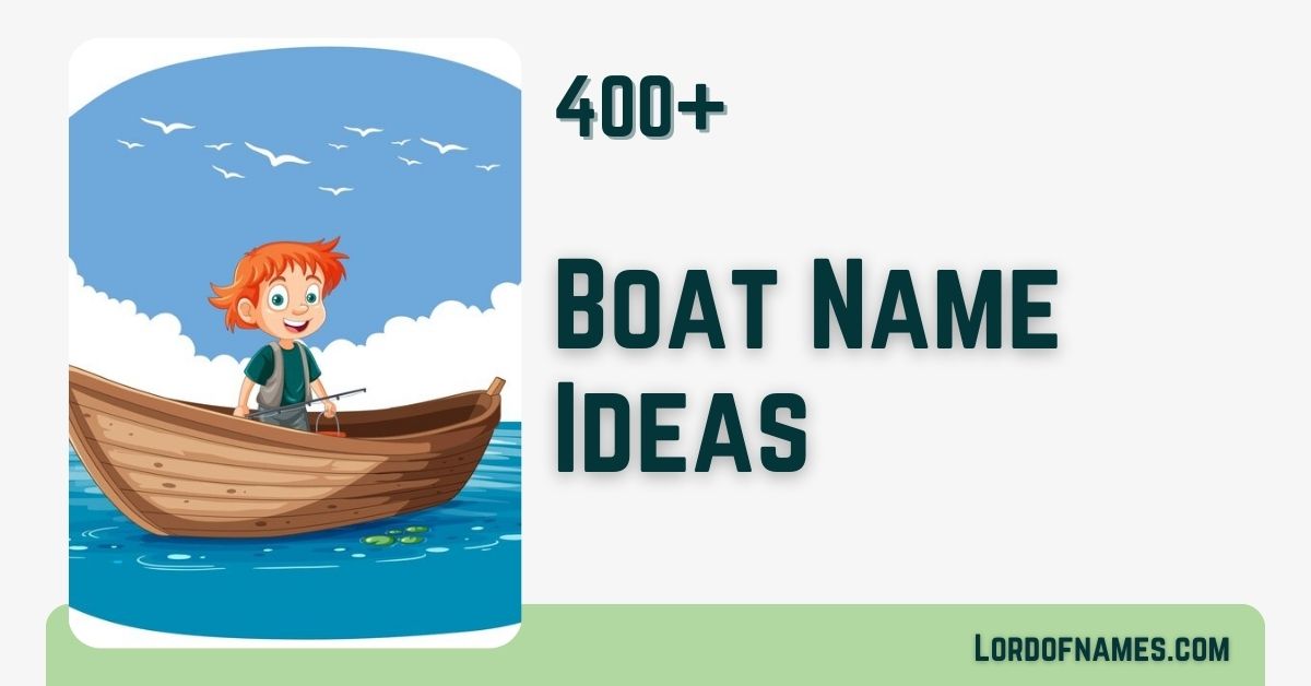 409 Funny and Quirky Boat Names - Lord Of Names