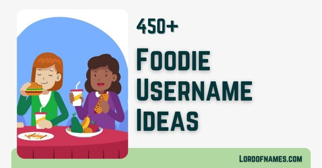 Foodie Usernames