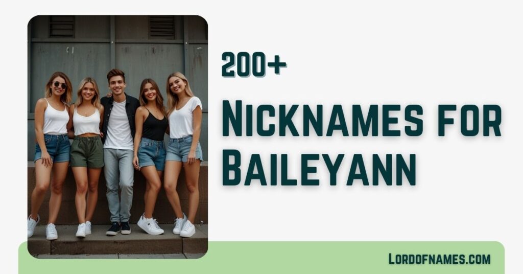 Nicknames for Baileyann
