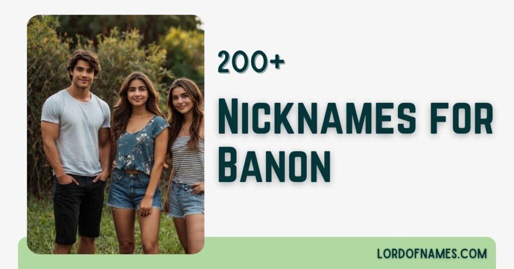 Nicknames for Banon