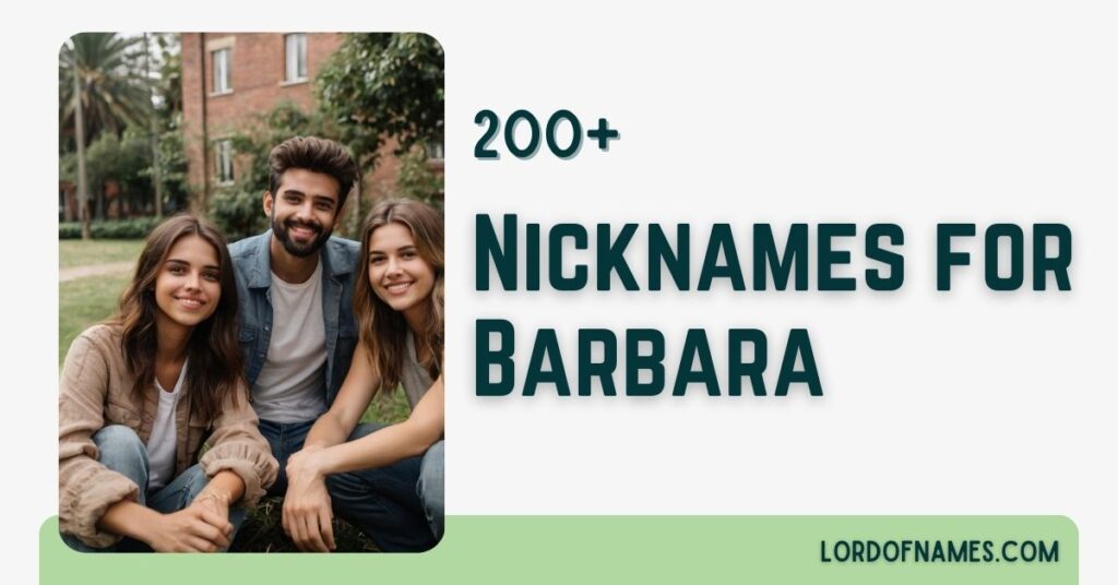 Nicknames for Barbara
