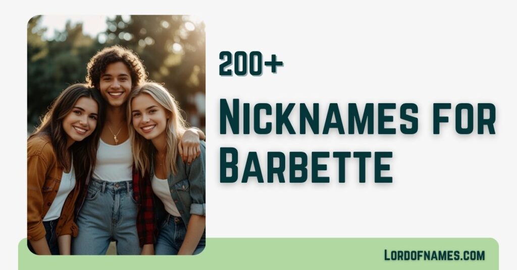 Nicknames for Barbette