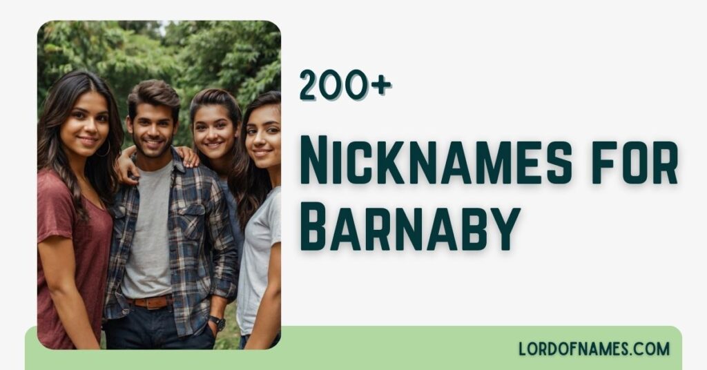 Nicknames for Barnaby