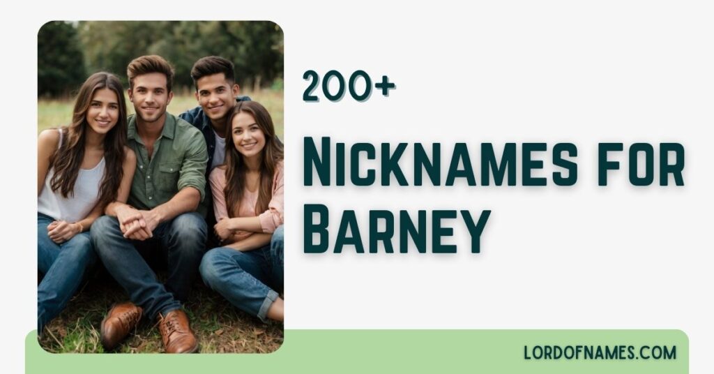 Nicknames for Barney