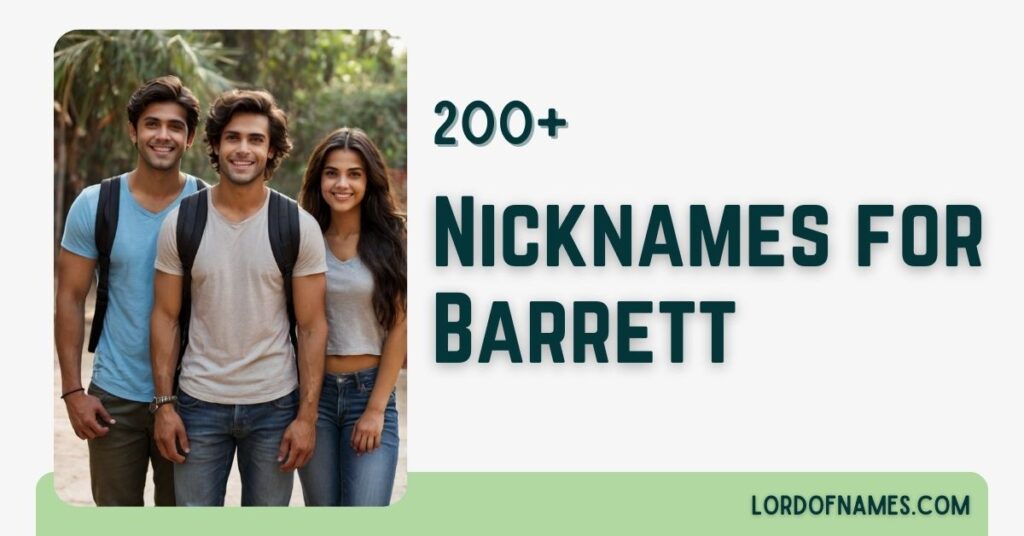 Nicknames for Barrett